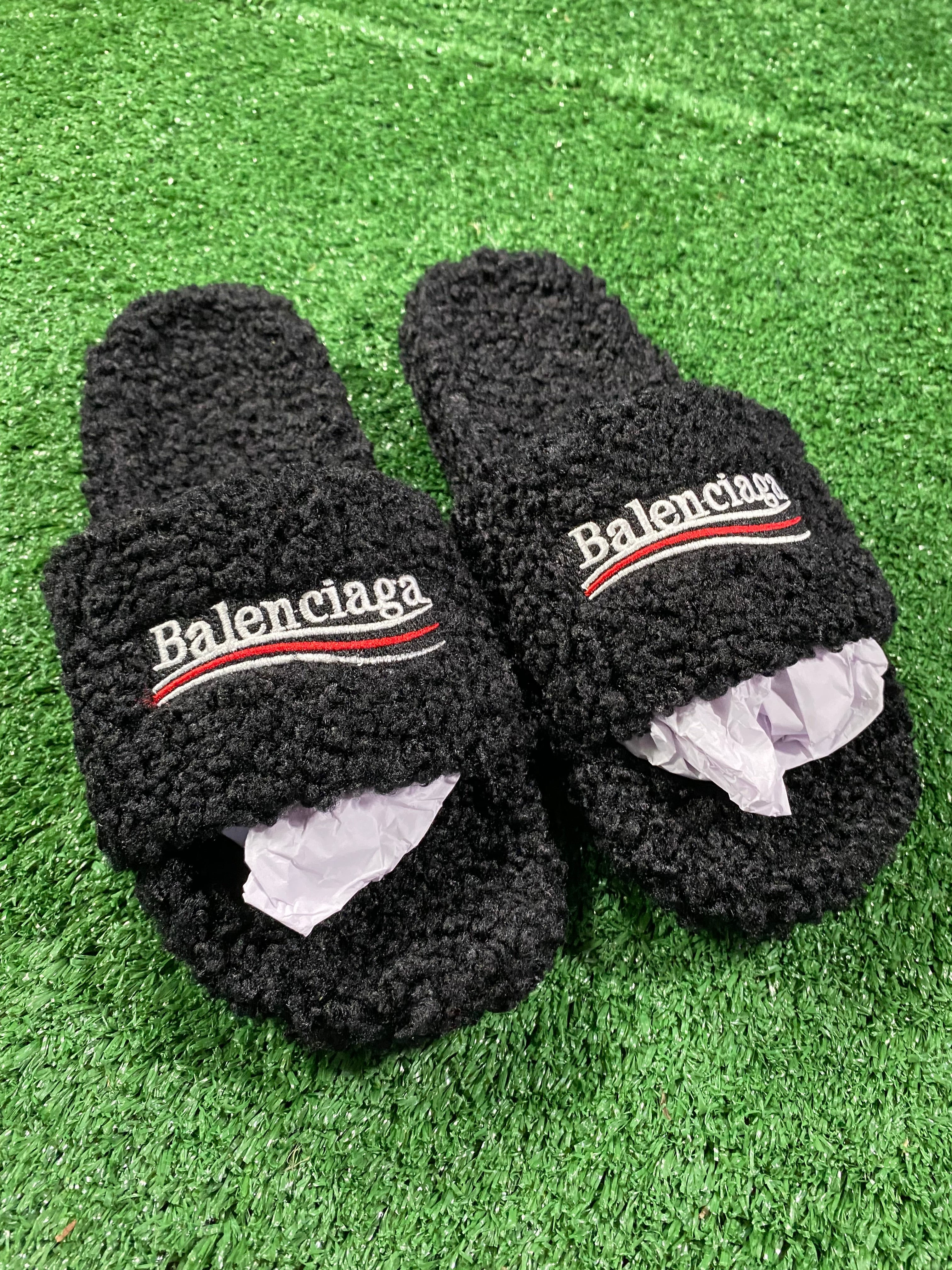 Black Fur Slides